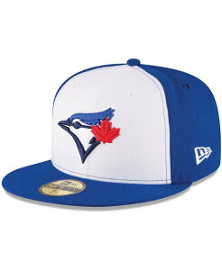 �j���[�G�� �����Y �A�N�Z�T���[ �X�q New Era Men's White/Royal Toronto Blue Jays 2017 Authenticollection-Field 59FIFTY Fitted Hat White �z���C�g