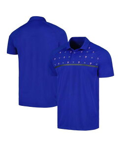 ���x���E�F�A �����Y �g�b�v�X �|���V���c LevelWear Men's Royal Philadelphia Philliesector Batter Up Raglan Polo Shirt Royal