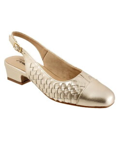 �g���b�^�[�Y ���f�B�[�X �V���[�Y �p���v�X Trotters Women's Dea Woven Pump Champagne �V�����p��