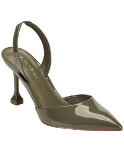�}�[�N�t�B�b�V���[ ���f�B�[�X �V���[�Y �p���v�X Marc Fisher Women's Hadya Slingback Pumps Olive Patent �I���[�u