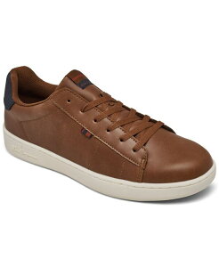 �x���V���[�}�� �����Y �V���[�Y �X�j�[�J�[ Ben Sherman Men's Hampton Low Court Casual Sneakers from Finish Line Chestnut