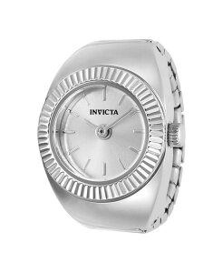 �C���r�N�^ ���f�B�[�X �A�N�Z�T���[ �r���v �~�j Invicta Women's 48946 Mini Ring Watch Quartz 2 Hand Silver Dial Watch Stainlessteel �V���o�[