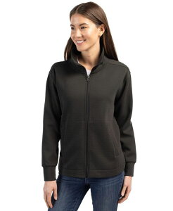�J�b�^�[�A���h�o�b�N ���f�B�[�X �A�E�^�[ �W���P�b�g�E�u���]�� Cutter & Buck Women's Roam Full Zip Long Sleeve Jacket Black �u���b�N