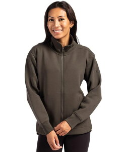 �J�b�^�[�A���h�o�b�N ���f�B�[�X �A�E�^�[ �W���P�b�g�E�u���]�� Cutter & Buck Women's Roam Full Zip Long Sleeve Jacket Poplar