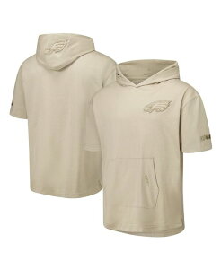 �v���X�^���_�[�h �����Y �A�E�^�[ �p�[�J�[�E�X�E�F�b�g �L���b�v Pro Standard Men's Tan Philadelphia Eagles Neutrals Capsule Short Sleeve Pullover Hoodie Tan �^��