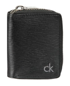 �J���o���N���C�� �����Y �A�N�Z�T���[ ���z ���U�[ Calvin Klein Men's RFID Textured Leather Gusset Card Case Wallet Black �u���b�N