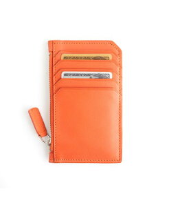 ���C�X ���f�B�[�X �A�N�Z�T���[ ���z ROYCE New York Zippered Card Case Orange �I�����W