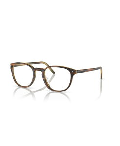 �I���o�[�s�[�v���Y �����Y �A�N�Z�T���[ �T���O���X�E�A�C�E�F�A Oliver Peoples Men's Fairmont Eyeglasses OV5219 Amaretto Striped Honey �X�g���C�v