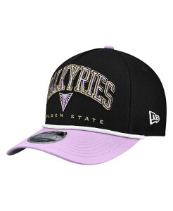 �j���[�G�� �����Y �A�N�Z�T���[ �X�q New Era Men's Eclipse Black Golden State Valkyries Bold Arch COOLERA 9FORTY A-Frame M-Crown Adjustable Hat Eclipse Black Violet �u���b�N