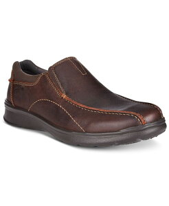 �N���[�N�X �����Y �V���[�Y �X���b�|���E���[�t�@�[ Clarks Men's Cotrell Step Bike Toe Slip On Brown Oily Leather �u���E��