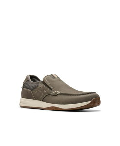 �N���[�N�X �����Y �V���[�Y �X���b�|���E���[�t�@�[ �X�j�[�J�[ Clarks Men's Collection Sailview Step Slip On Sneaker Taupe Nubuck �g�[�v