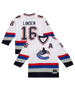 �~�b�`�F��&�l�X �����Y �g�b�v�X �V���c �W���[�W�[ Mitchell & Ness Men's Trevor Linden White Vancouver Canucks 2003-04 Power Play Jersey White �z���C�g