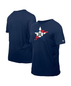 �j���[�G�� �����Y �g�b�v�X T�V���c �~�j ���S New Era Men's Navy Houston Astros Dominican Republic Flag Logo T-Shirt Navy �l�C�r�[