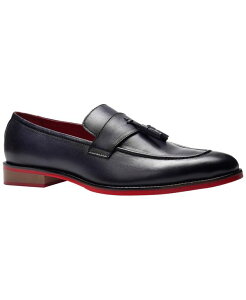 �J�����X�T���^�i �����Y �V���[�Y �X���b�|���E���[�t�@�[ Carlos by Carlosantana Men's Encore Tassel Slip-On Loafers Navy �l�C�r�[