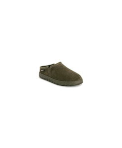 ���N���N�X �����Y �V���[�Y �T���_�� �v�����g �X�G�[�h MUK LUKS Men's Matt Printed Berber Suede Clog Slippers Olive �I���[�u