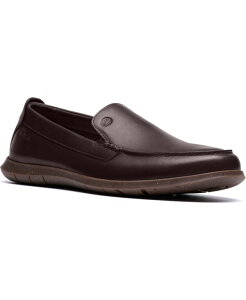�N���[�N�X �����Y �V���[�Y �X���b�|���E���[�t�@�[ Clarks Men's Collection Flexway Step Slip On Shoes Brown smooth leather �u���E��