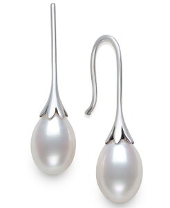 �x�� �h�D ���[�� ���f�B�[�X �A�N�Z�T���[ �s�A�X�E�C�������O Belle de Mer Cultured Freshwater Dropearl (7-8mm) Earrings in Sterling White �z���C�g