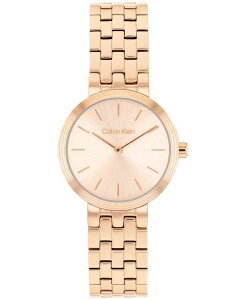 �J���o���N���C�� ���f�B�[�X �A�N�Z�T���[ �r���v T�V���c Calvin Klein Women's Forme Rose Gold Tone Stainlessteel Bracelet Watch 26mm Rose Gold �S�[���h