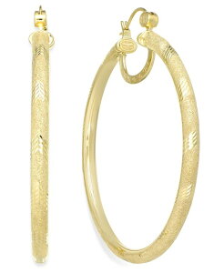 �V���� �A�C �X�~�X ���f�B�[�X �A�N�Z�T���[ �s�A�X�E�C�������O Simone I. Smith 18K Gold over Sterling Silver Earrings Laser andiamond-Cut Extra Large Hoop Earrings (Also in Platinum Over Sterling Silver) Gold Over Silver �S�[