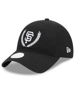 �j���[�G�� ���f�B�[�X �A�N�Z�T���[ �X�q New Era Women's Black San Francisco Giants Leaves 9TWENTY Adjustable Hat Black �u���b�N