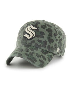 47 �u�����h ���f�B�[�X �A�N�Z�T���[ �X�q '47 Brand Women's Green Seattle Kraken Bagheera Clean Up Adjustable Hat Green �O���[��