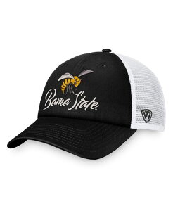 �g�b�v�I�u�U���[���h ���f�B�[�X �A�N�Z�T���[ �X�q Top of the World Women's Black/White Alabama State Hornets Charm Trucker Adjustable Hat Black White �z���C�g
