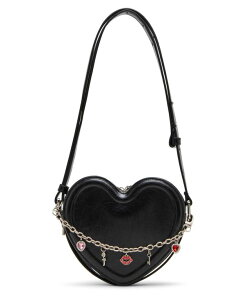 �}�b�f���K�[�� ���f�B�[�X �o�b�O �~�j Madden Girl Fran Heart Mini Crossbody Bag Black �u���b�N
