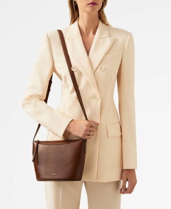 ���h���[ �����h�� ���f�B�[�X �o�b�O Radley London Kensal Faux Lizard Zip Top Crossbody Bag Saddle