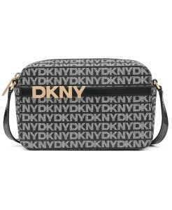 �_�i �L������ �j���[���[�N ���f�B�[�X �o�b�O ���S DKNY Avril Smallogo Camera Bag Black Logo/ Black �u���b�N