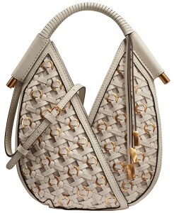 �_�i �L������ �j���[���[�N ���f�B�[�X �o�b�O Donna Karanew York Baldwin Woven Grommet Crossbody Bag Bone