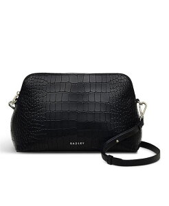 ���h���[ �����h�� ���f�B�[�X �o�b�O Radley London Liverpool Street 3.0 Faux Croc Zip Top Crossbody Bag Black �u���b�N