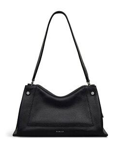 ���h���[ �����h�� ���f�B�[�X �o�b�O ���U�[ Radley London Hope Gardens Medium Pebbleather Ziptop Shoulder Bag Black �u���b�N