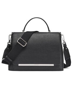 �J���o���N���C�� ���f�B�[�X �o�b�O Calvin Klein Alia Magnetic Snap Satchel Bag Black/ Silver �u���b�N