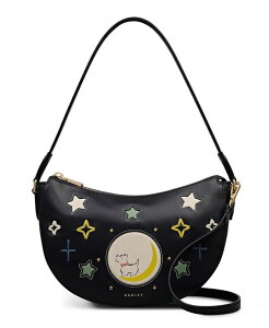 ���h���[ �����h�� ���f�B�[�X �o�b�O Radley London To The Moon Small Zip Top Shoulder Bag Black �u���b�N