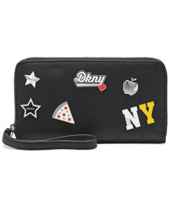 �_�i �L������ �j���[���[�N ���f�B�[�X �A�N�Z�T���[ ���z DKNY Women's Etta Zipper Around Wallet Black �u���b�N