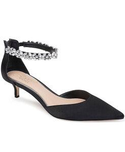 �W���E�F���_�O���C�~�V���J ���f�B�[�X �V���[�Y �p���v�X �q�[�� Jewel Badgley Mischka Women's Robles Kitten Heel Evening Pumps Black �u���b�N