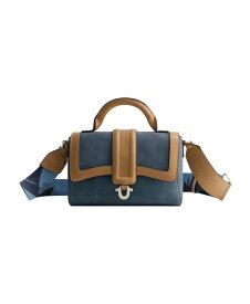 トゥルーレリジョン レディース バッグ ミニ True Religion Mini Camo Strap Satchel Blue ブルー
