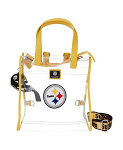 ���E���W�t���C ���f�B�[�X �o�b�O �o�b�N�p�b�N�E�����b�N�T�b�N T�V���c Loungefly Pittsburgh Steelers Clear Convertible Backpack Tote Bag No Color