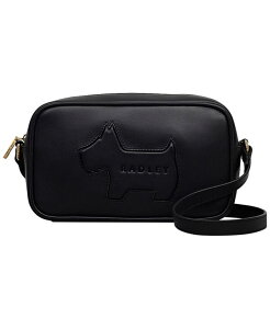 ���h���[ �����h�� ���f�B�[�X �o�b�O Radley London Hadley Lane Applique Dog Small Zip-Top Crossbody Bag Black �u���b�N