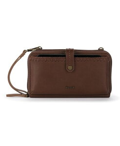 �U�T�b�N ���f�B�[�X �A�N�Z�T���[ ���z ���U�[ The Sak Irismartphone Leather Crossbody Wallet Whiskey