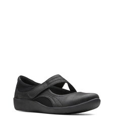 クラークス レディース シューズ パンプス Clarks Women's Cloudsteppersillian Bella Shoes Black Synthetic Nubuck ブラック