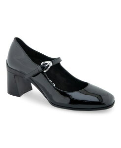 �G�A���\�[���Y ���f�B�[�X �V���[�Y �p���v�X Aerosoles Women's Cali Buckle Strapumps Black Patent Smooth Faux Leather - Polyurethane �u���b�N