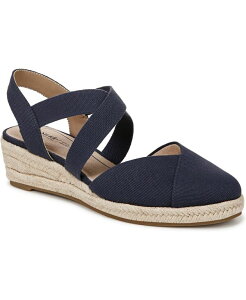 ���C�t�X�g���C�h ���f�B�[�X �V���[�Y �p���v�X LifeStride Women's Kimball Wedgespadrilles Lux Navy Canvas Fabric �l�C�r�[