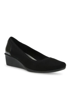 �A���N���C�� ���f�B�[�X �V���[�Y �p���v�X Anne Klein Women's Wisher Flexible Sport Wedge Pumps Black �u���b�N