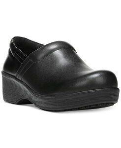 �h�N�^�[�E�V���[�� ���f�B�[�X �V���[�Y �T���_�� Dr. Scholl's Women's Dynamo Slip-Resistant Work Clogs Black Leather �u���b�N