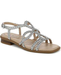 ���C�t�X�g���C�h ���f�B�[�X �V���[�Y �T���_�� LifeStride Women's Reagan Open Square Toe Strappy Slingback Sandalsilver Faux Leather �V���o�[
