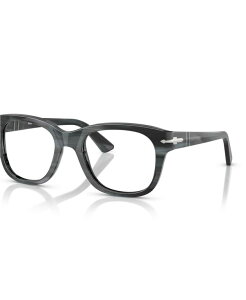 �y���\�� ���f�B�[�X �A�N�Z�T���[ �T���O���X�E�A�C�E�F�A Persol Unisex Squareyeglasses PO3372V Striped Gray �O���[