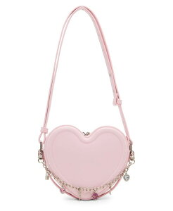 �}�b�f���K�[�� ���f�B�[�X �o�b�O �~�j Madden Girl Fran Heart Mini Crossbody Bag Rose