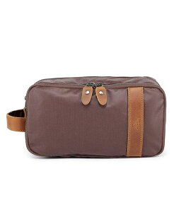 TSD�u�����h ���f�B�[�X �o�b�O TSD BRAND Urban Light Zip Top Toiletry Bag Brown �u���E��
