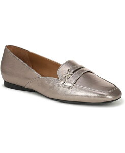 �i�`�����C�U�[ ���f�B�[�X �V���[�Y �X���b�|���E���[�t�@�[ Naturalizer Women's Create Slip On Flats Patina Pewter Leather �s���[�^�[